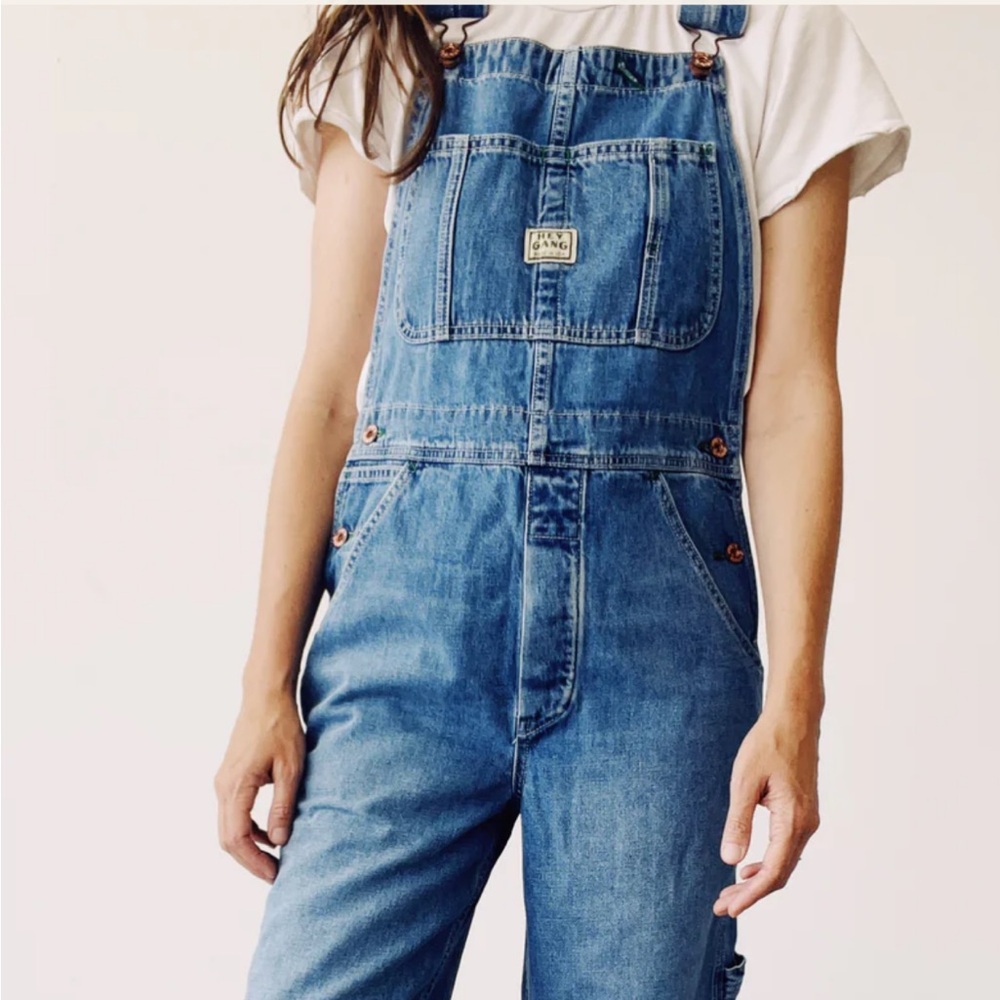 Classic Blue Denim Women’s Overalls
